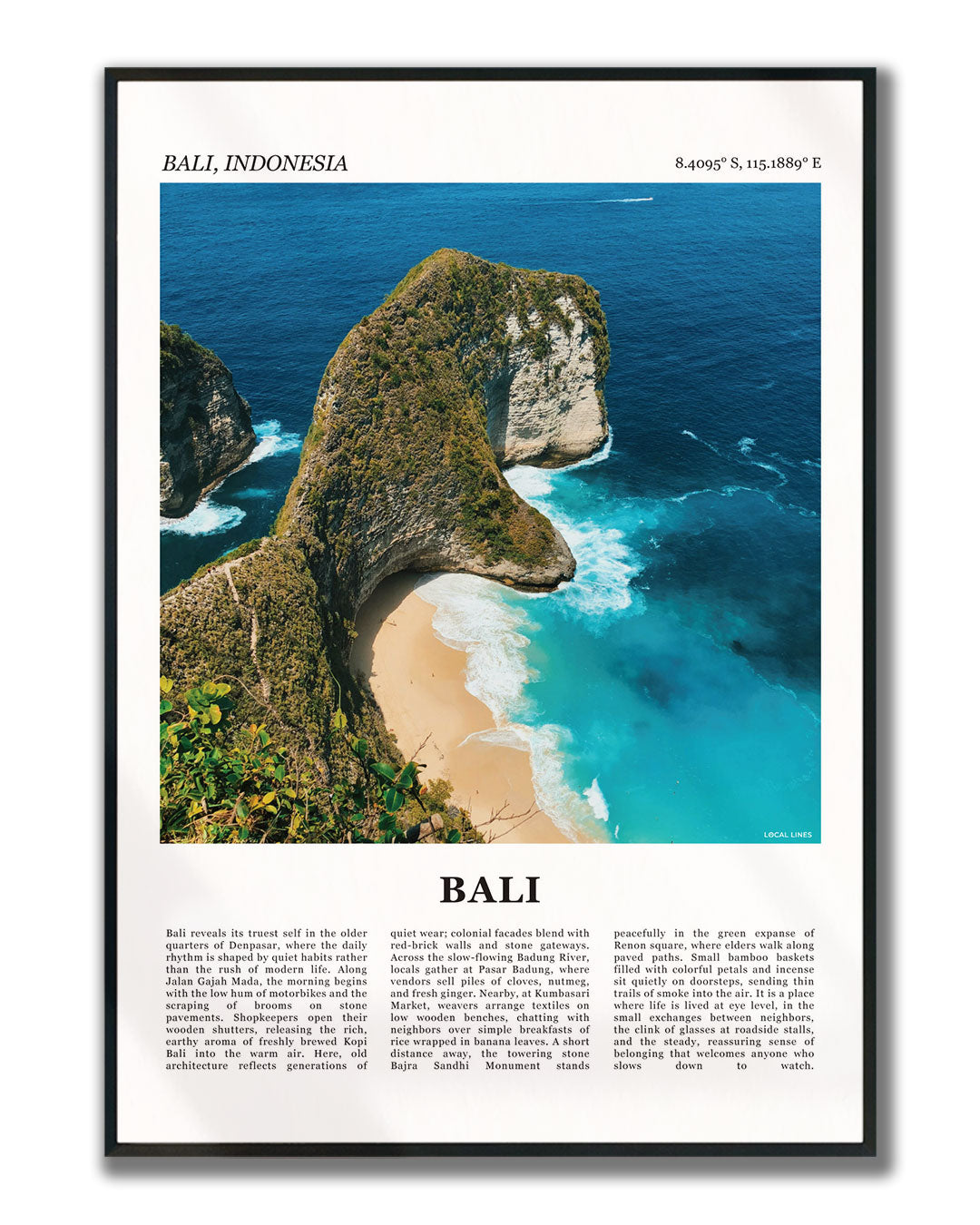 Bali Fotoposter – Kleur