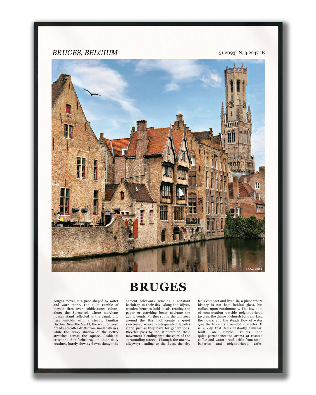 Brugge Fotoposter – Kleur