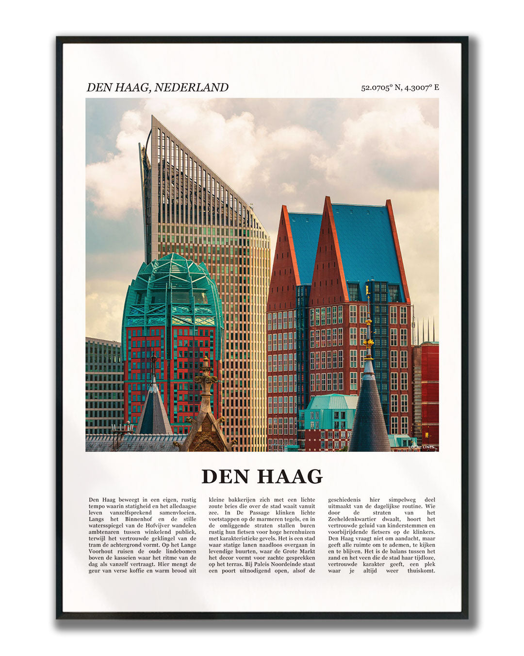 Den Haag Fotoposter – Kleur