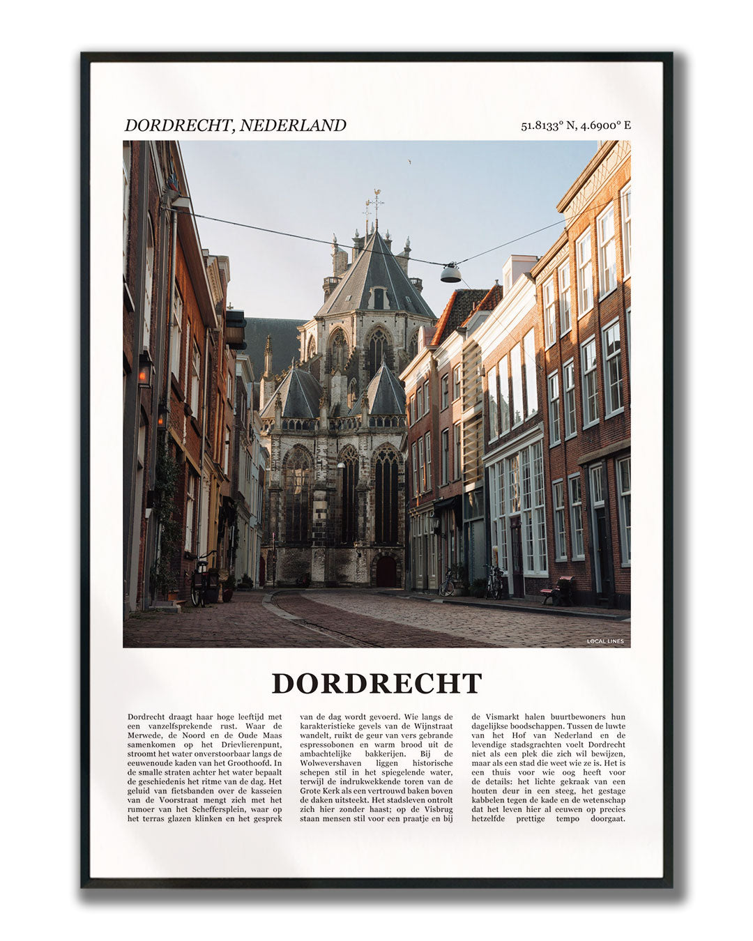 Dordrecht Fotoposter – Kleur