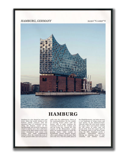 Hamburg Fotoposter – Kleur