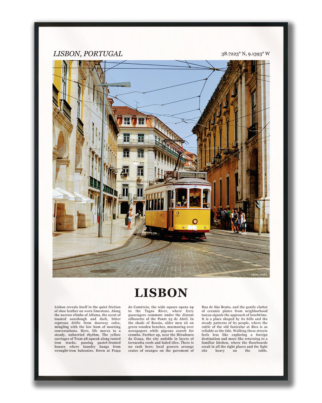 Lissabon Fotoposter – Kleur