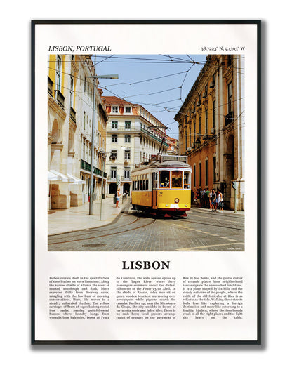 Lissabon Fotoposter – Kleur