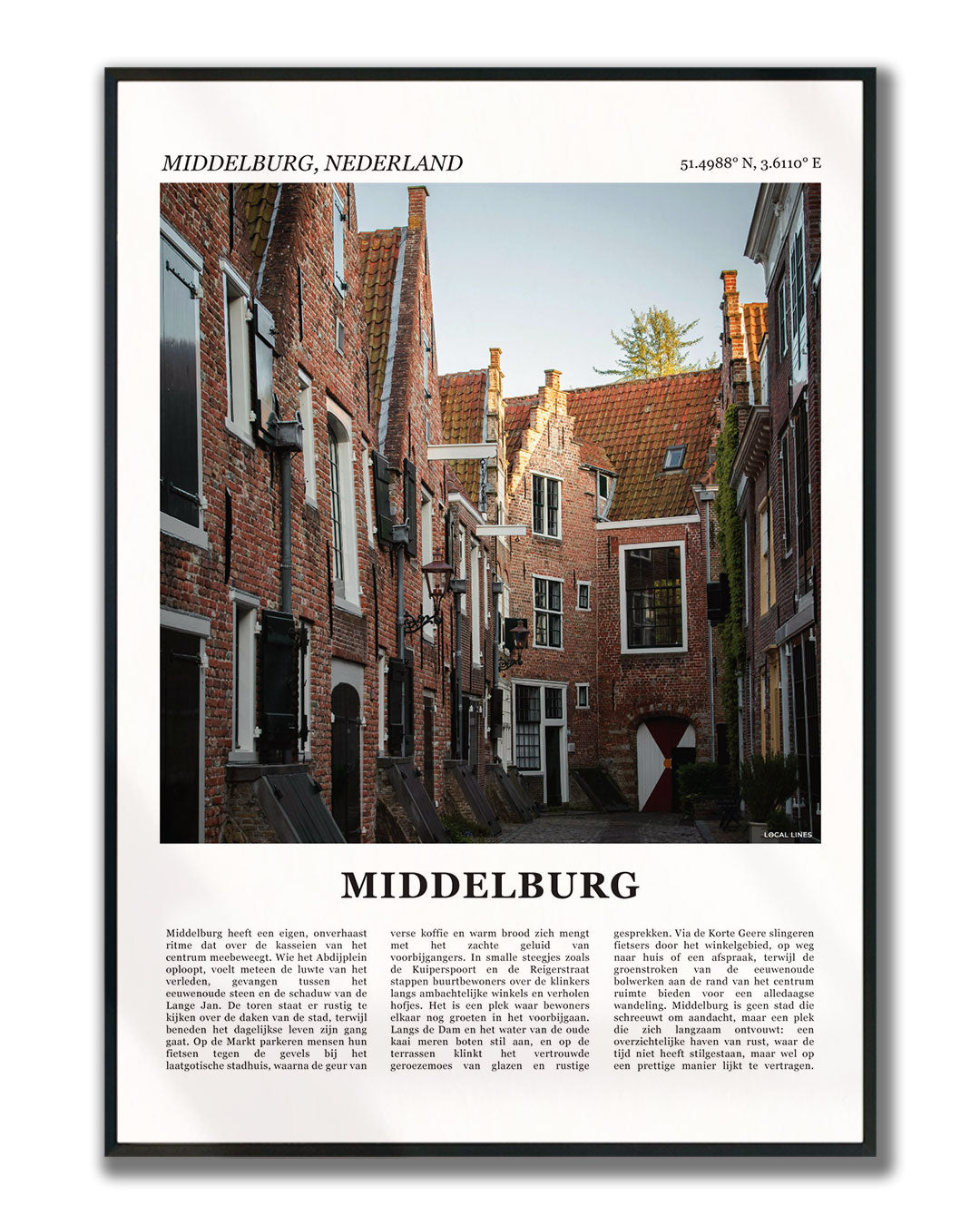 Middelburg Fotoposter – Kleur