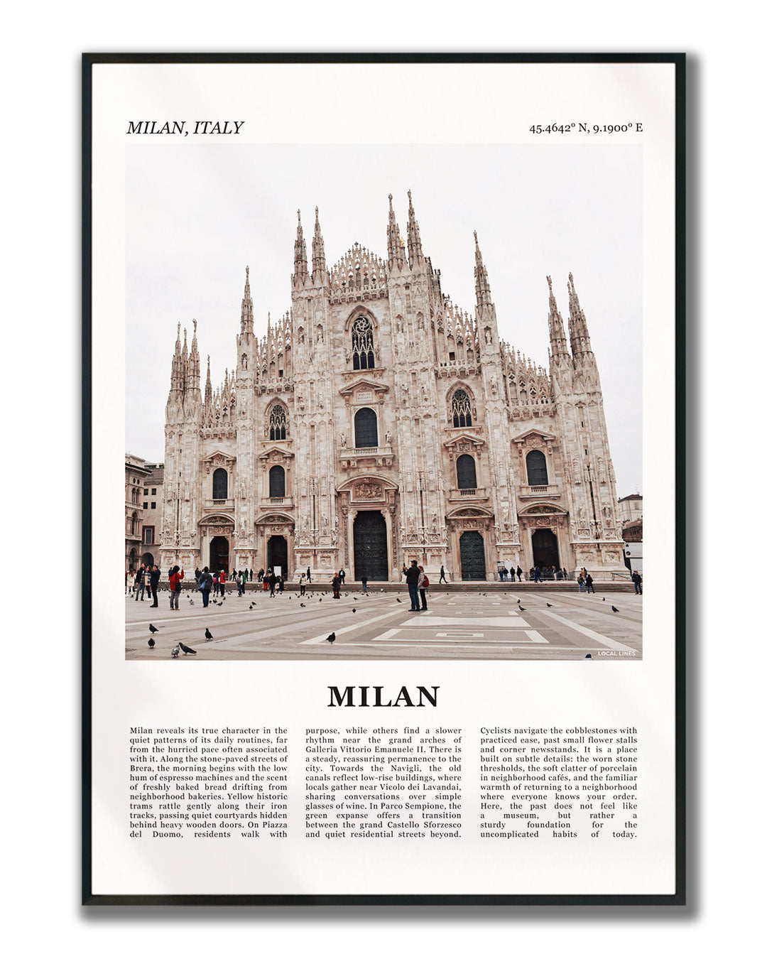 Milaan Fotoposter – Kleur
