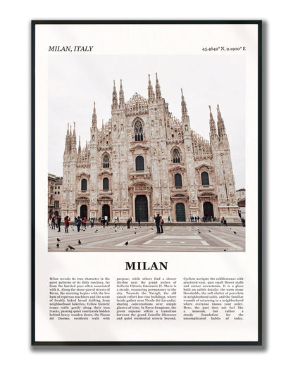 Milaan Fotoposter – Kleur