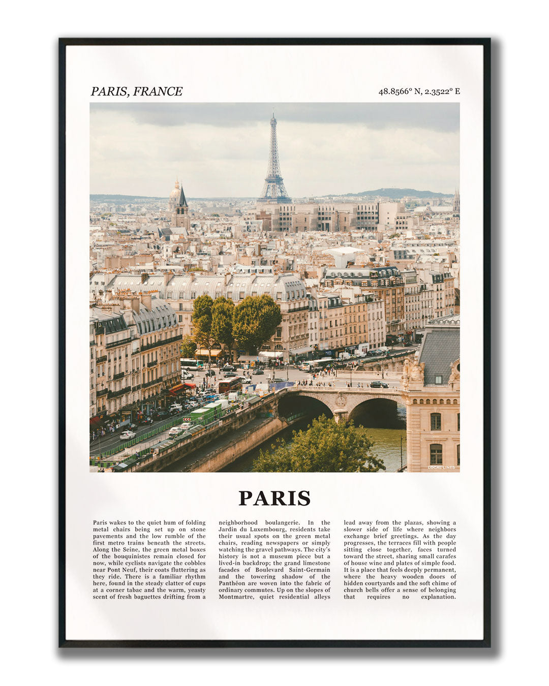 Parijs Fotoposter – Kleur
