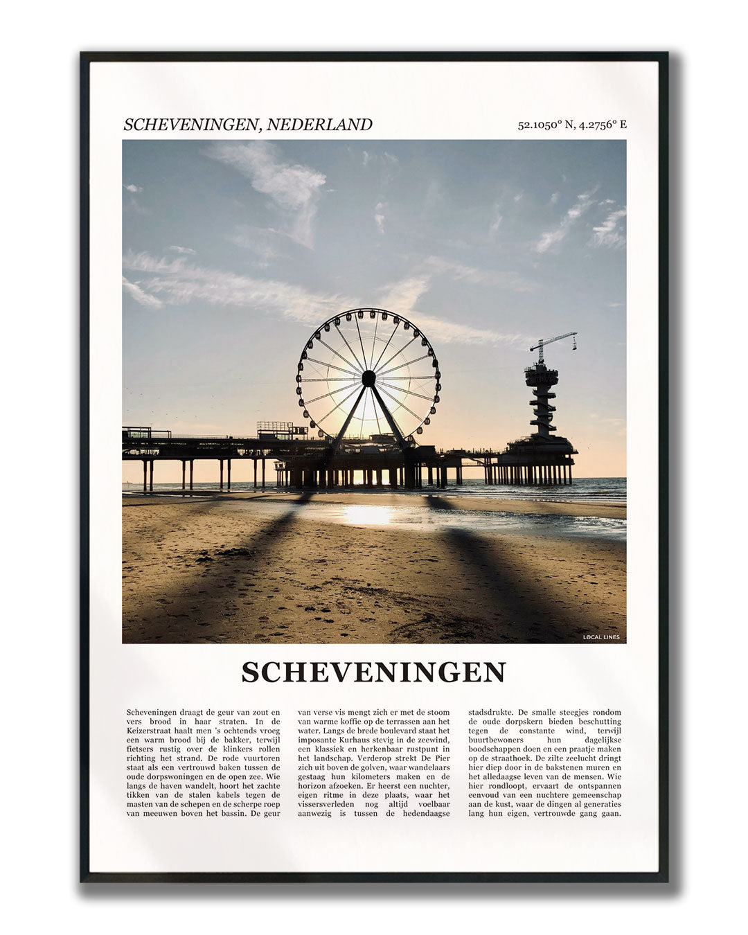 Scheveningen Fotoposter – Kleur