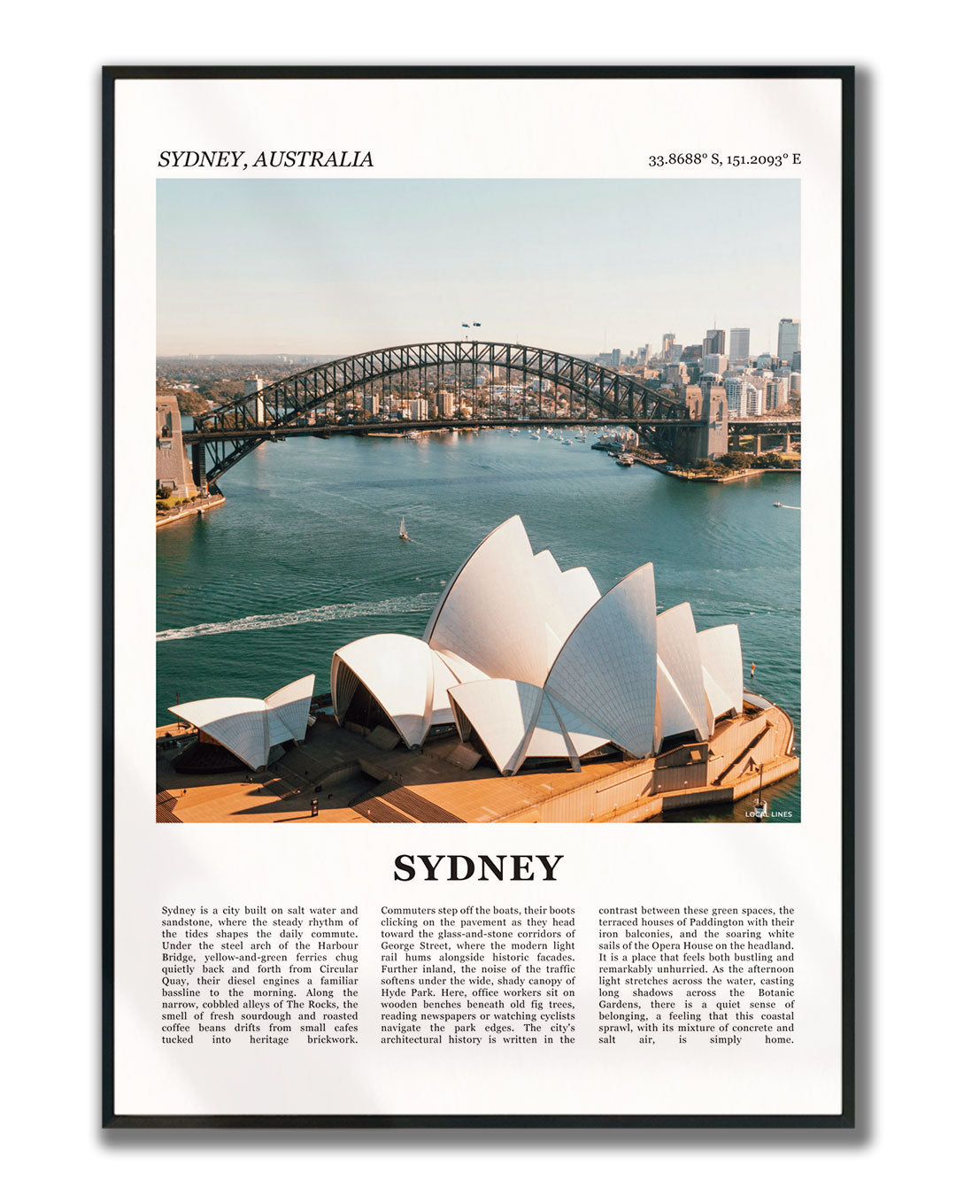 Sydney Fotoposter – Kleur