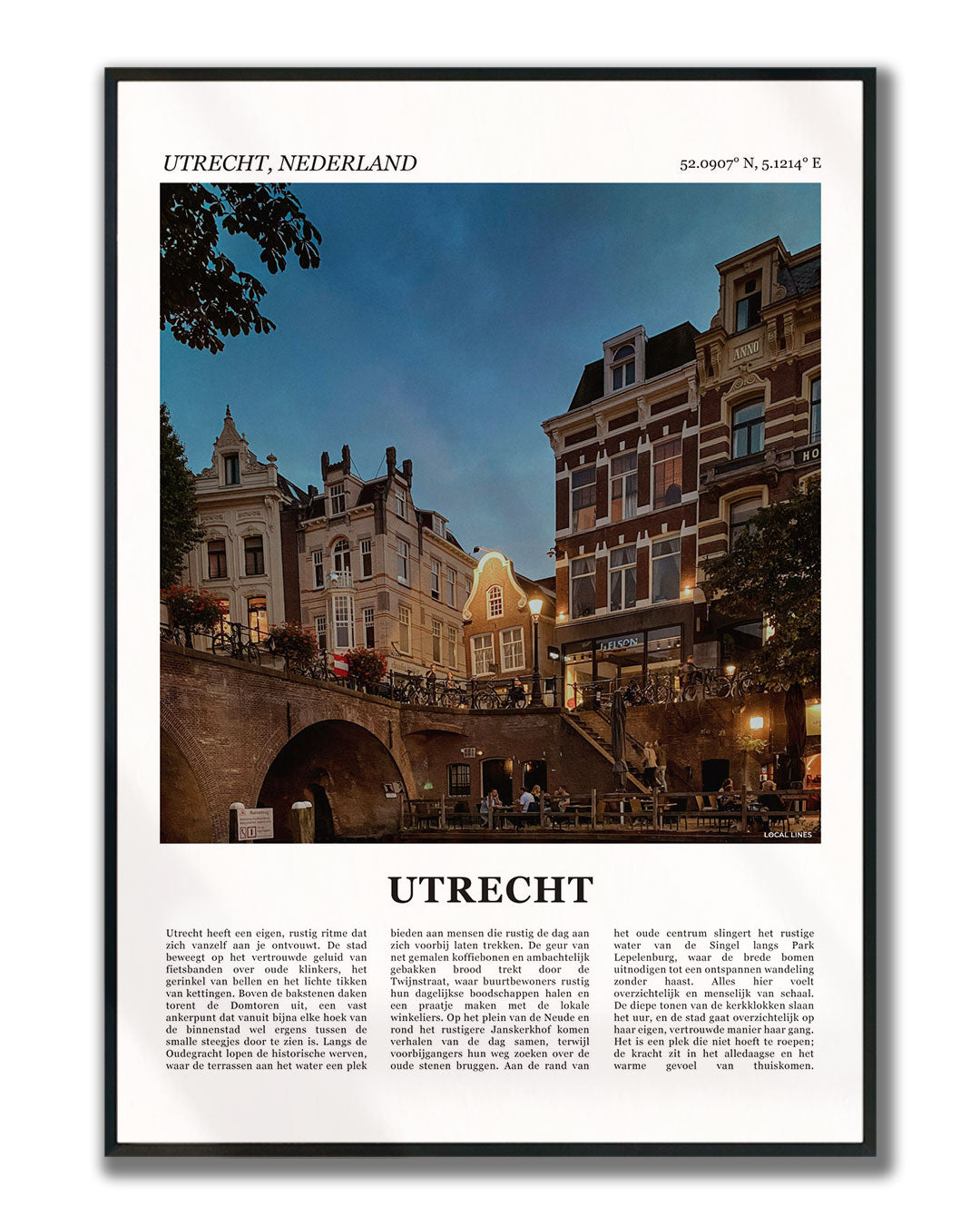 Utrecht Fotoposter – Kleur