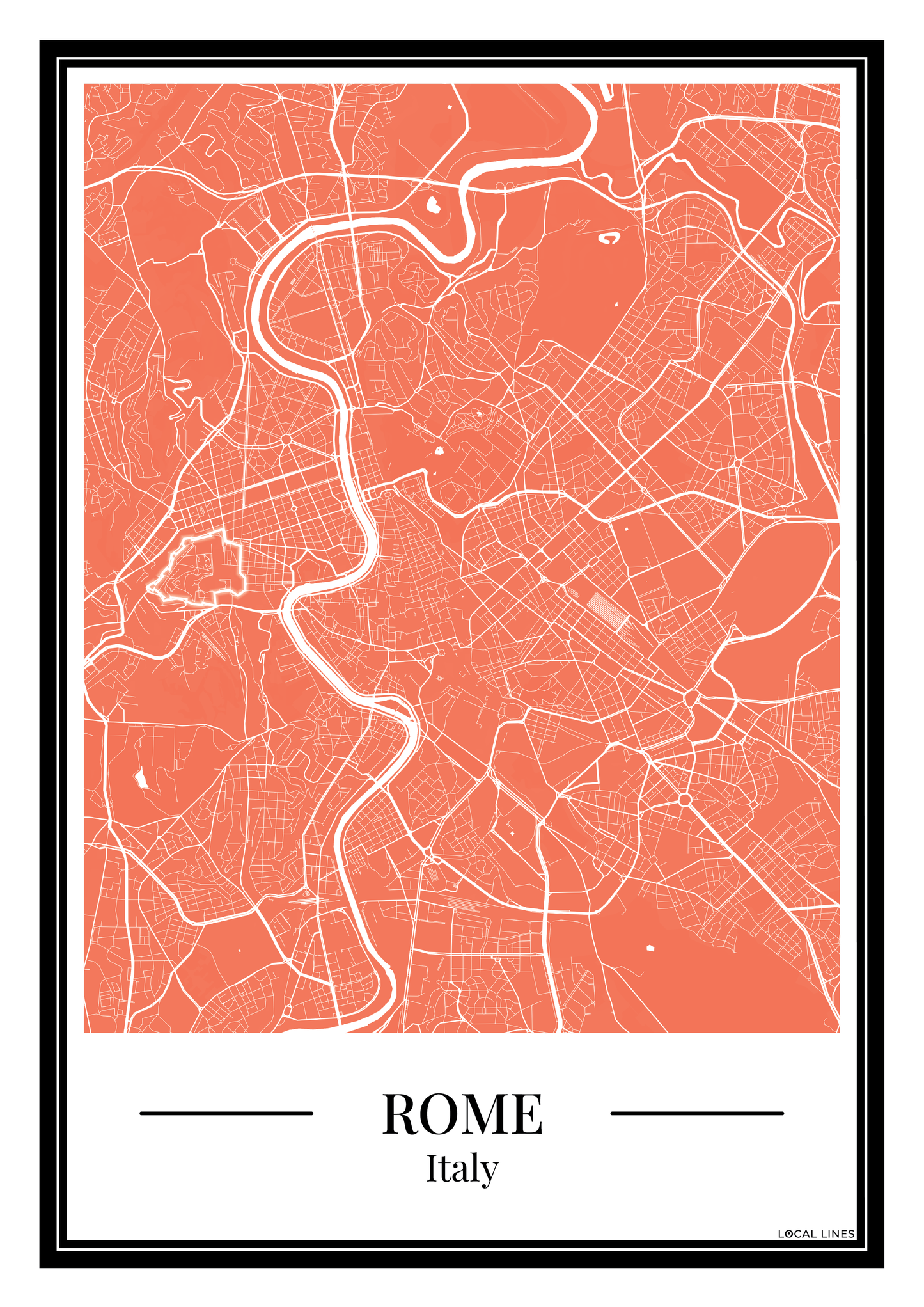 Rome - Poster Warm Peach