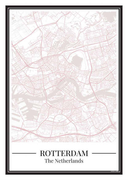 Rotterdam - Poster Blush Pink