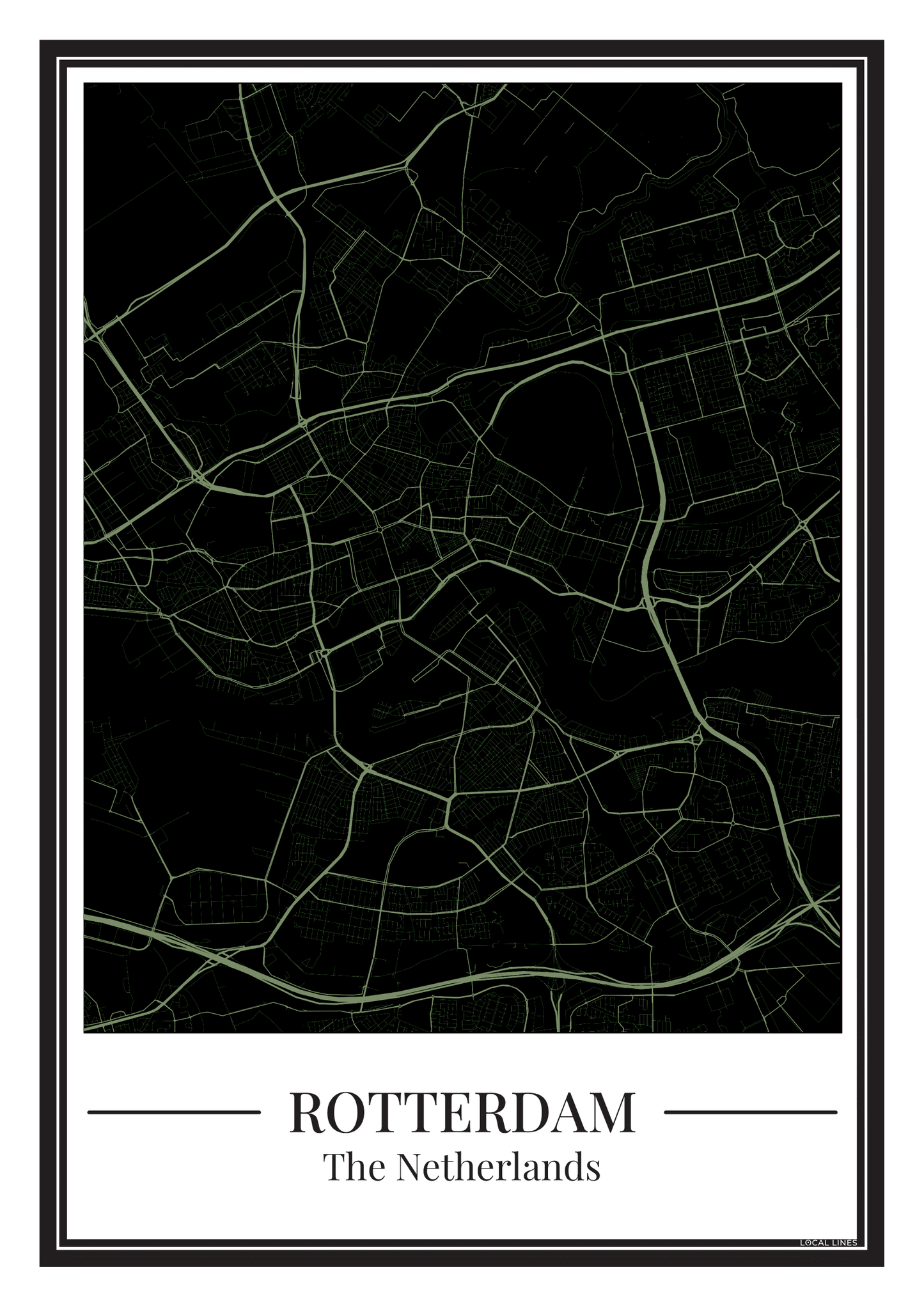 Rotterdam - Poster Cool Mint