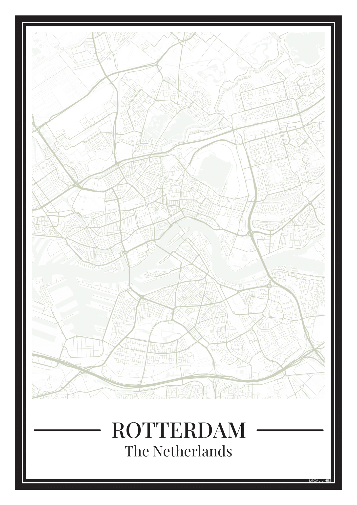 Rotterdam - Poster Sage Green