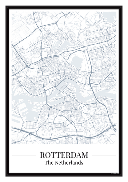 Rotterdam - Poster Slate Blue