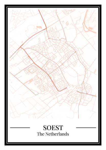 Soest - Poster Warm Peach