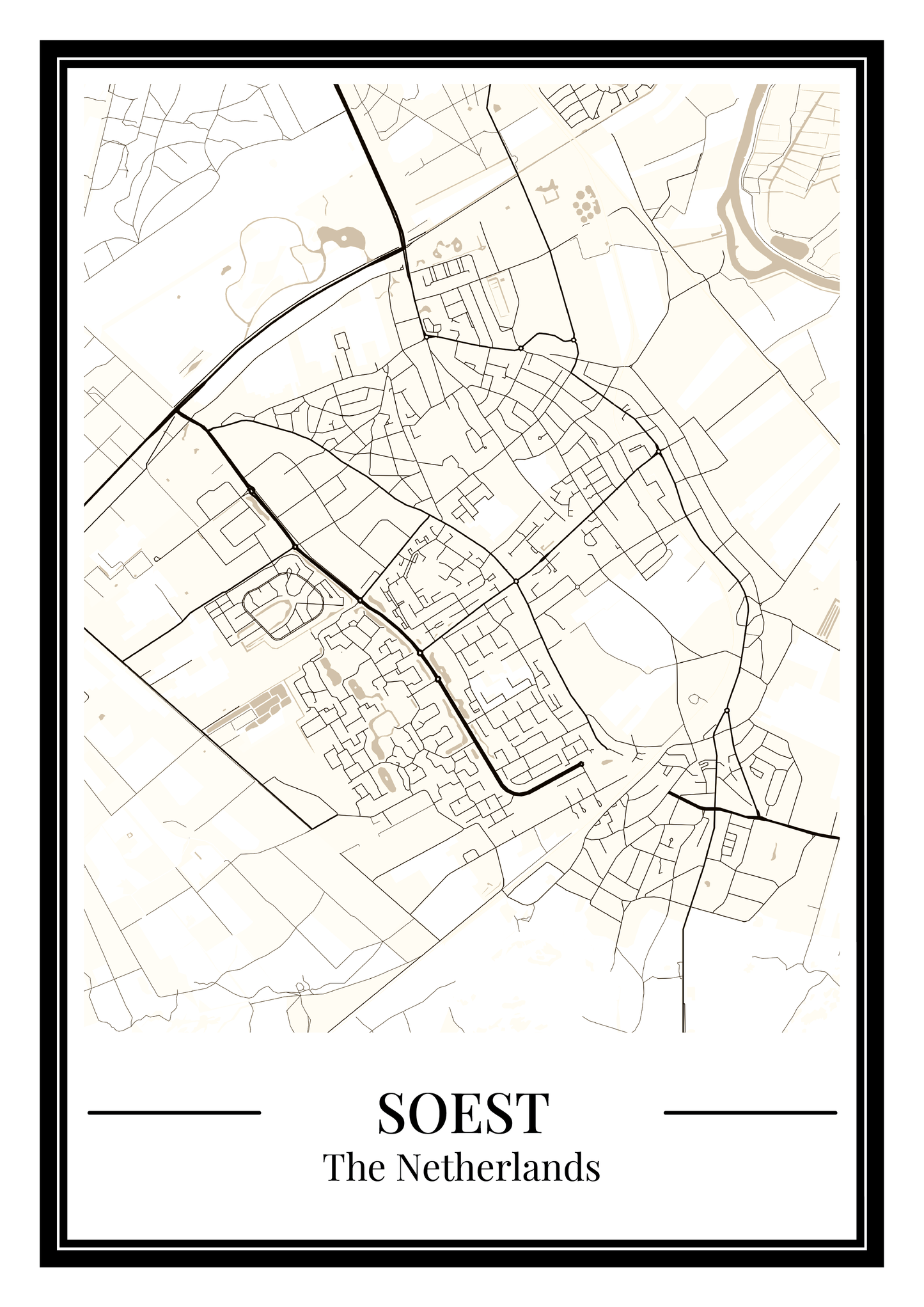Soest - Poster Warm Sand