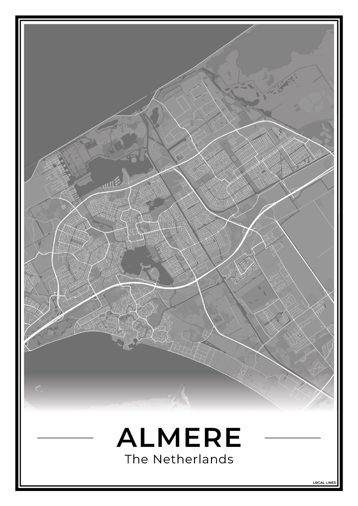 Plattegrond Almere Dark