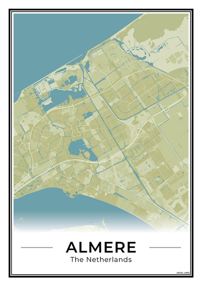 Plattegrond Almere Moss