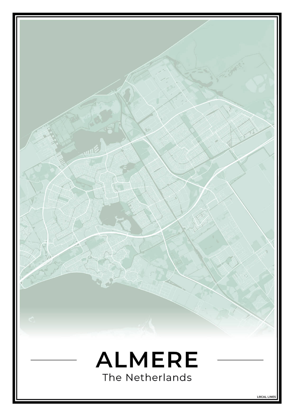 Plattegrond Almere Sage