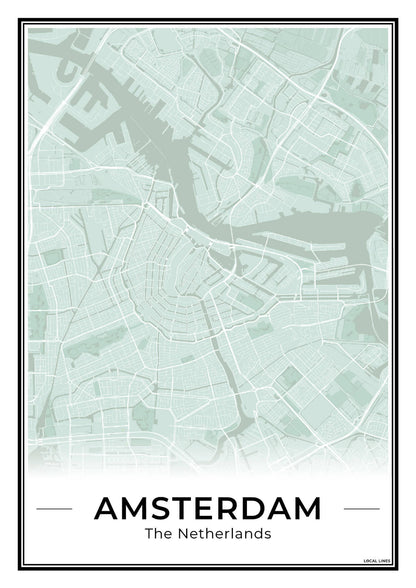 Stadskaart Amsterdam Plattegrond Sage
