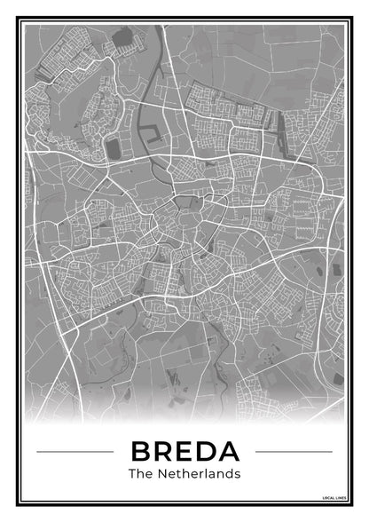 Plattegrond Breda Dark