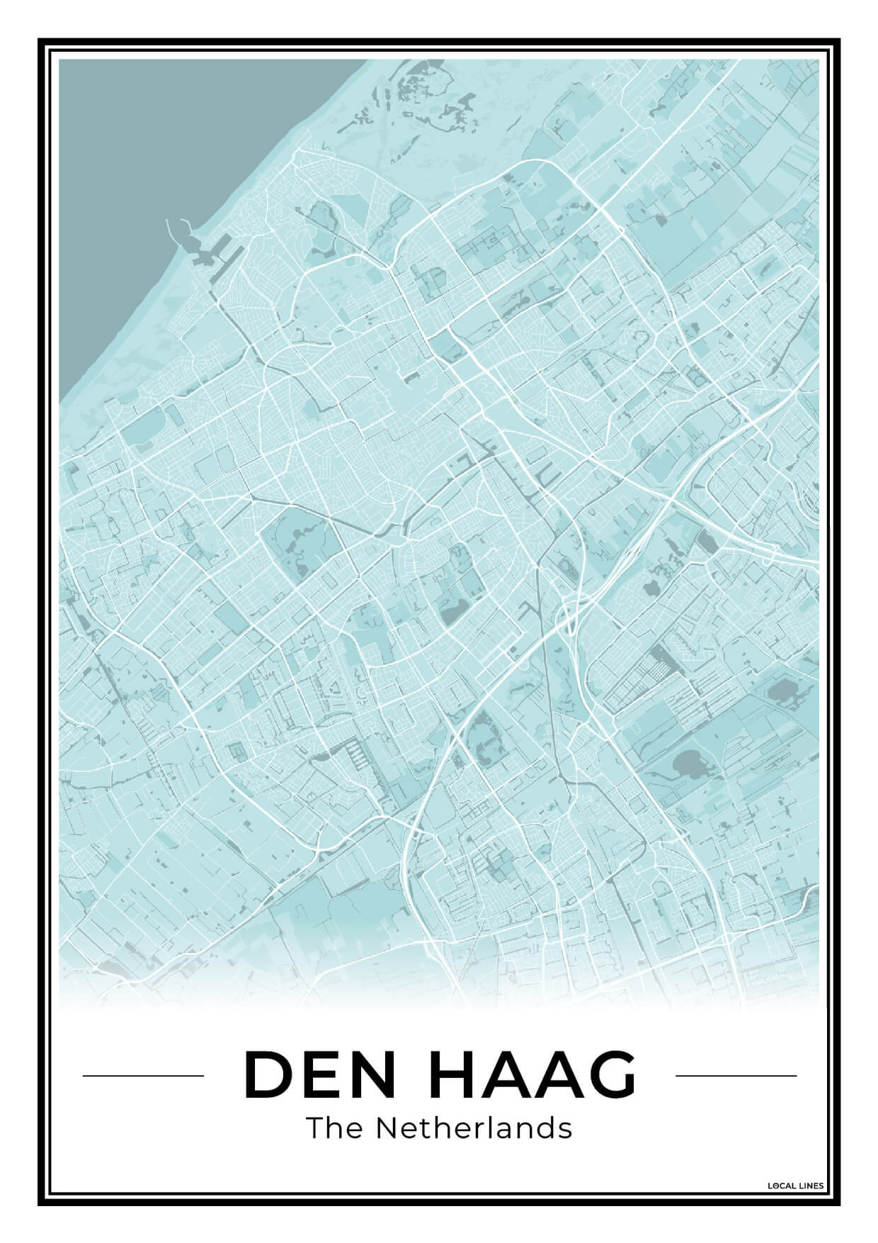 Plattegrond Den Haag Sky