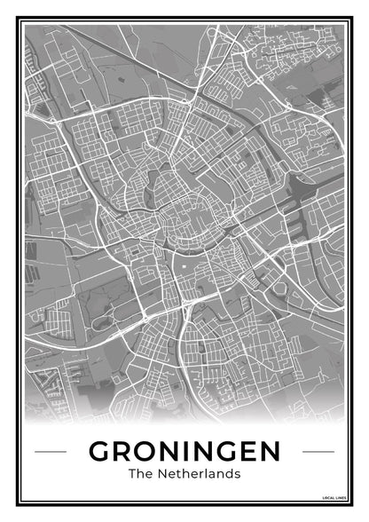 Plattegrond Groningen Dark