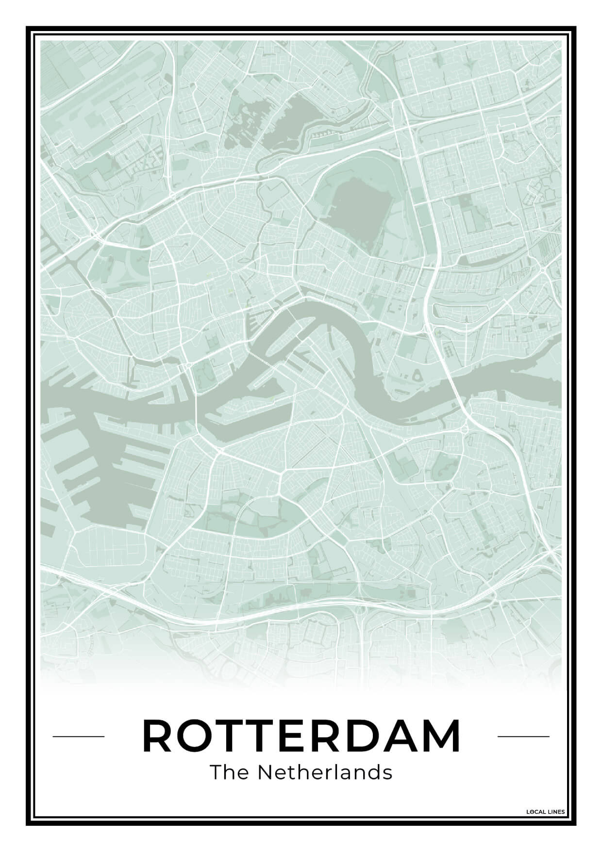 Stadskaart Rotterdam Sage