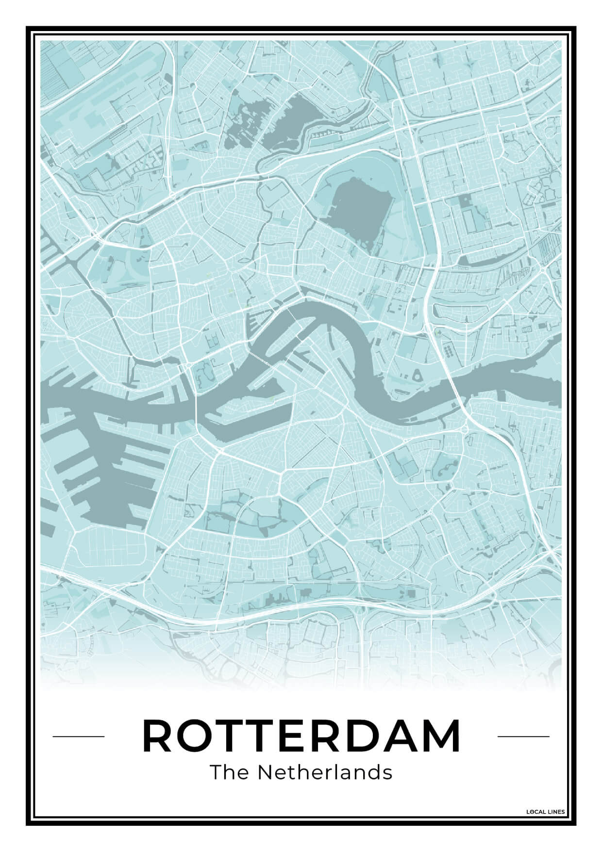 Stadskaart Rotterdam Sky