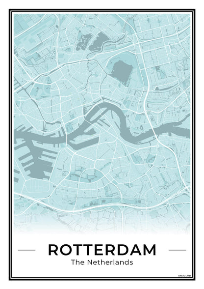 Stadskaart Rotterdam Sky