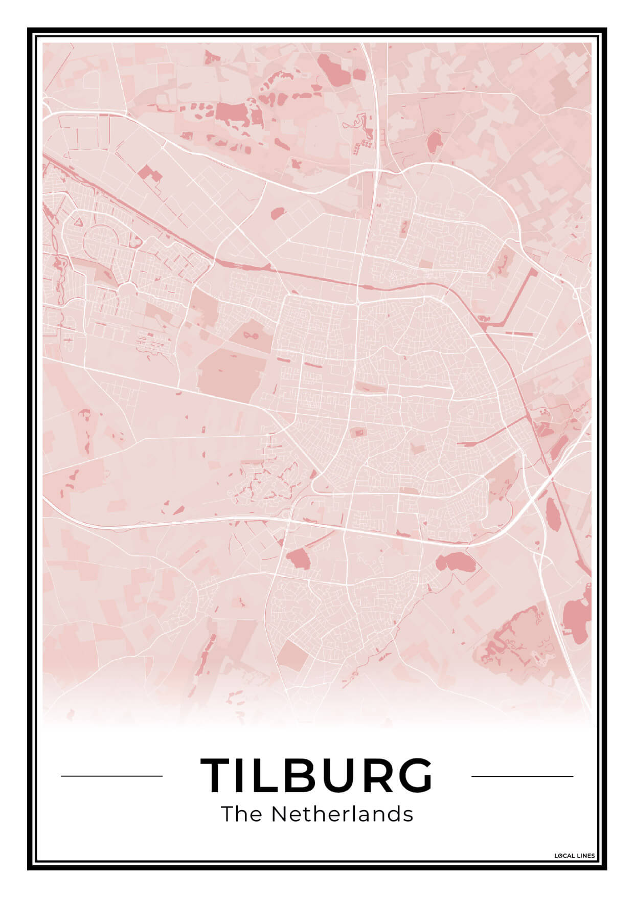 Plattegrond Tilburg Stad Blush