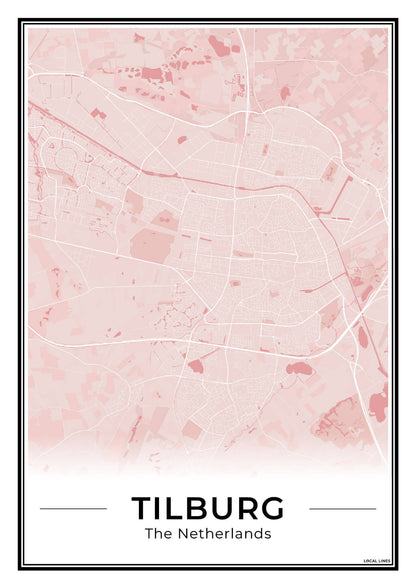 Plattegrond Tilburg Stad Blush
