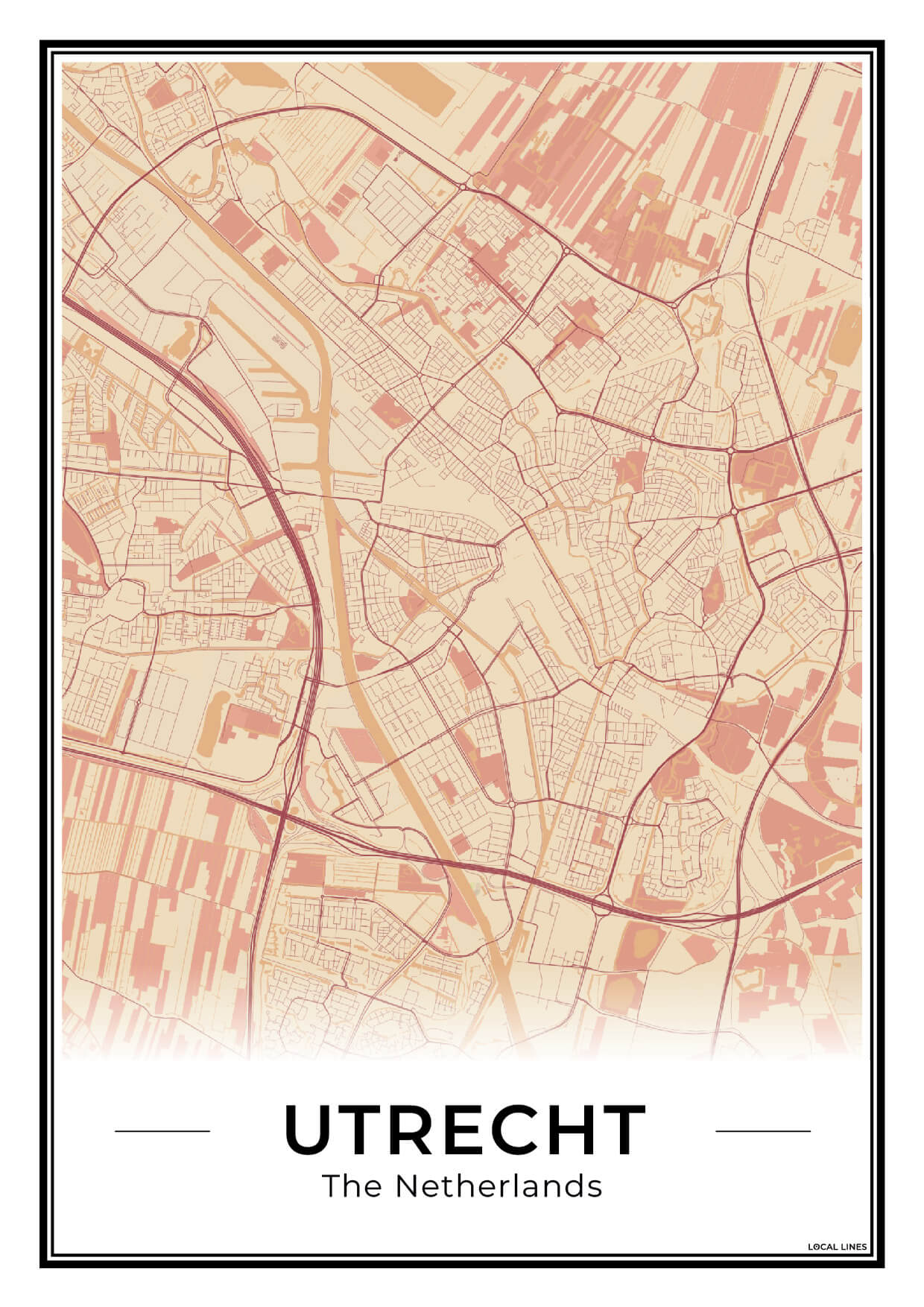 Plattegrond Utrecht Terracotta