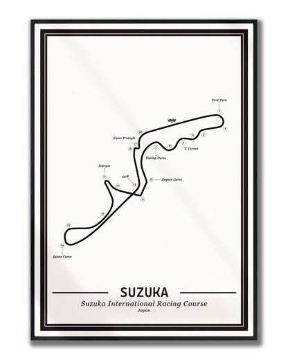 Poster Suzuka Formule 1 Circuit | Wit