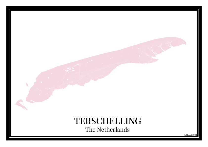 Terschelling - Poster Blush Pink