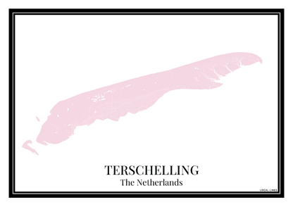 Terschelling - Poster Blush Pink