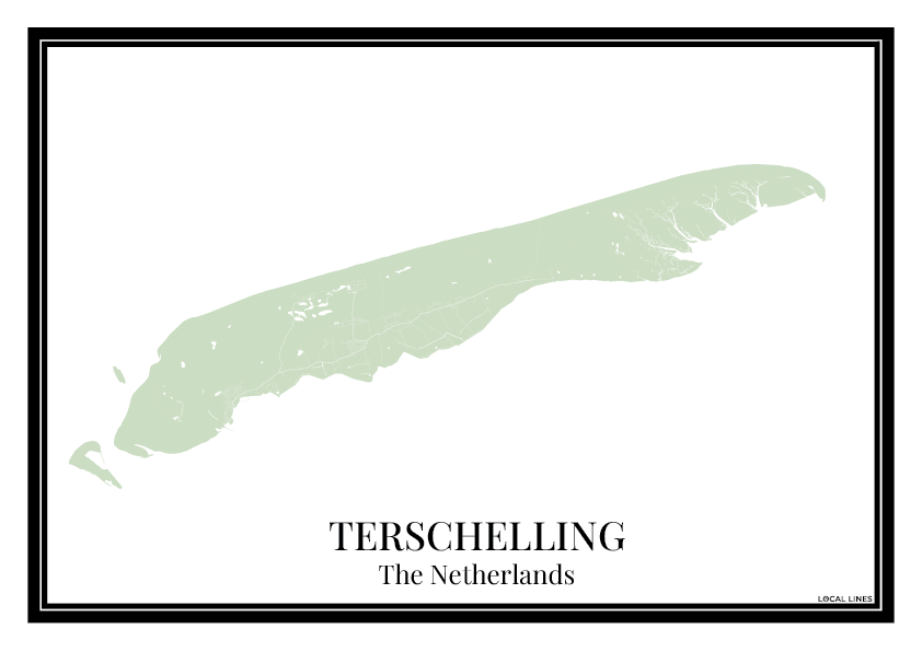 Terschelling - Poster Sage Green
