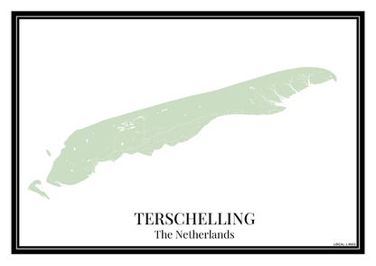 Terschelling - Poster Sage Green