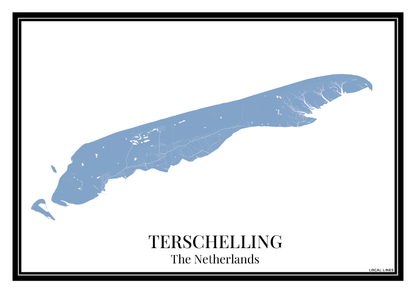 Terschelling - Poster Slate Blue