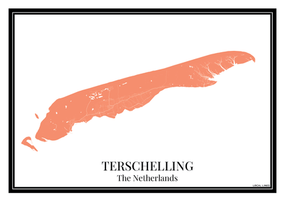 Terschelling - Poster Warm Peach