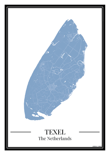Texel - Poster Slate Blue