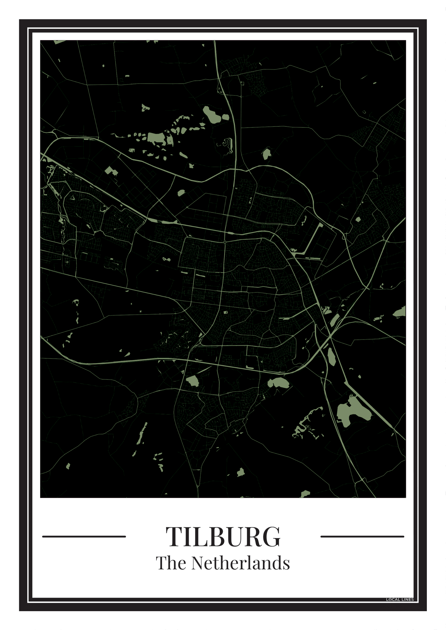 Tilburg - Poster Cool Mint