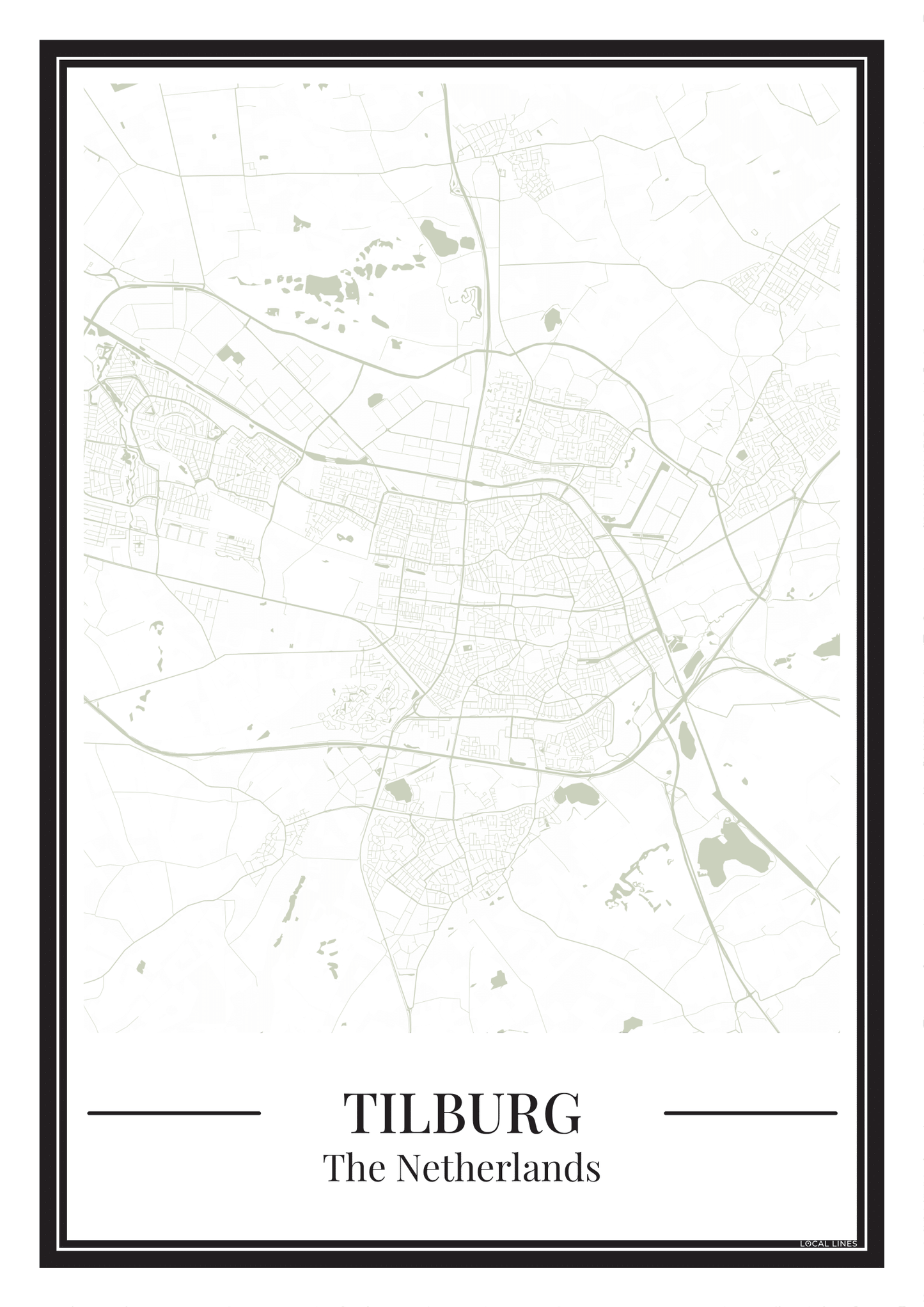 Tilburg - Poster Sage Green