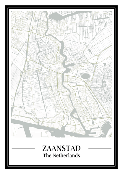 Zaanstad - Poster Sage Green