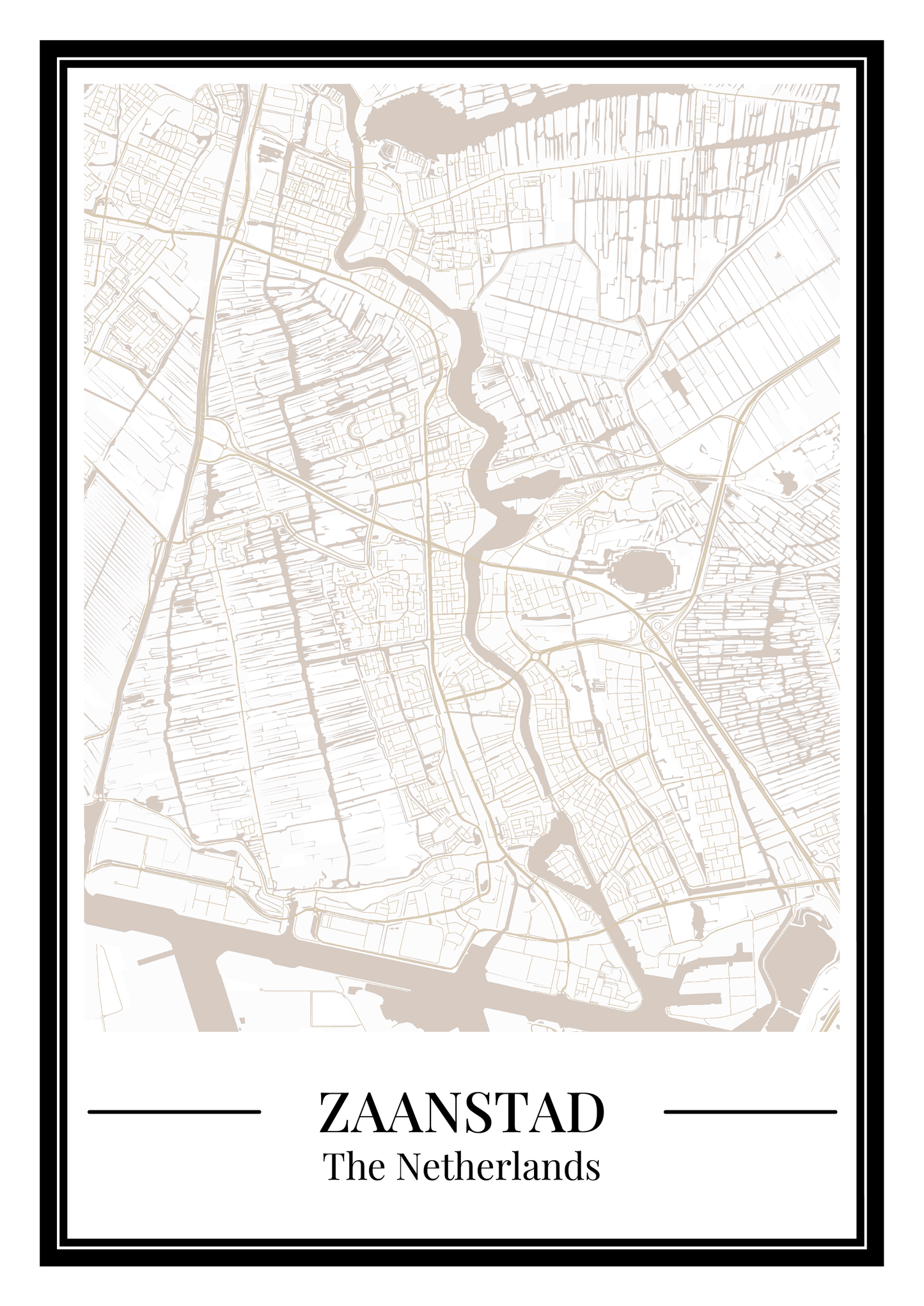 Zaanstad - Poster Warm Sand