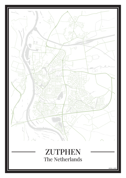 Zutphen - Poster Sage Green