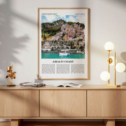 Amalfikust Fotoposter – Kleur