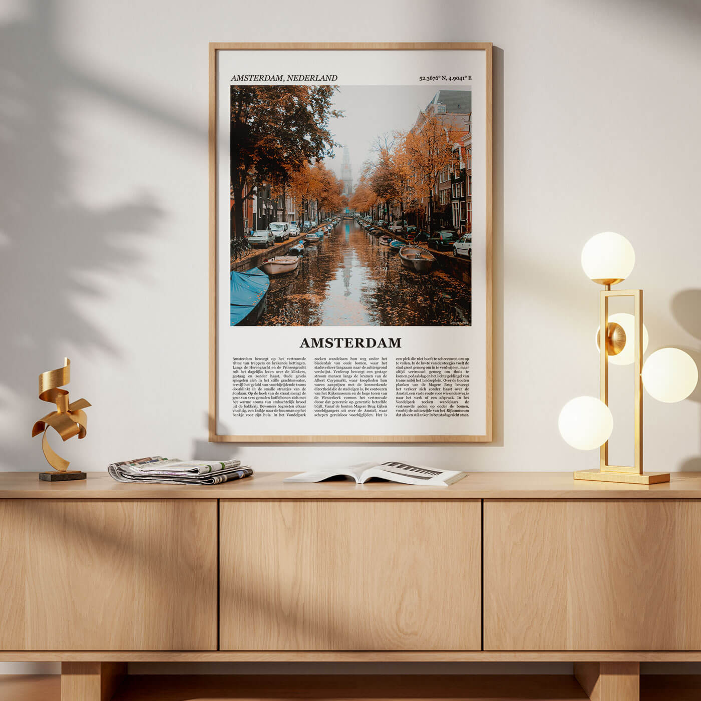 Amsterdam Fotoposter 2 – Kleur
