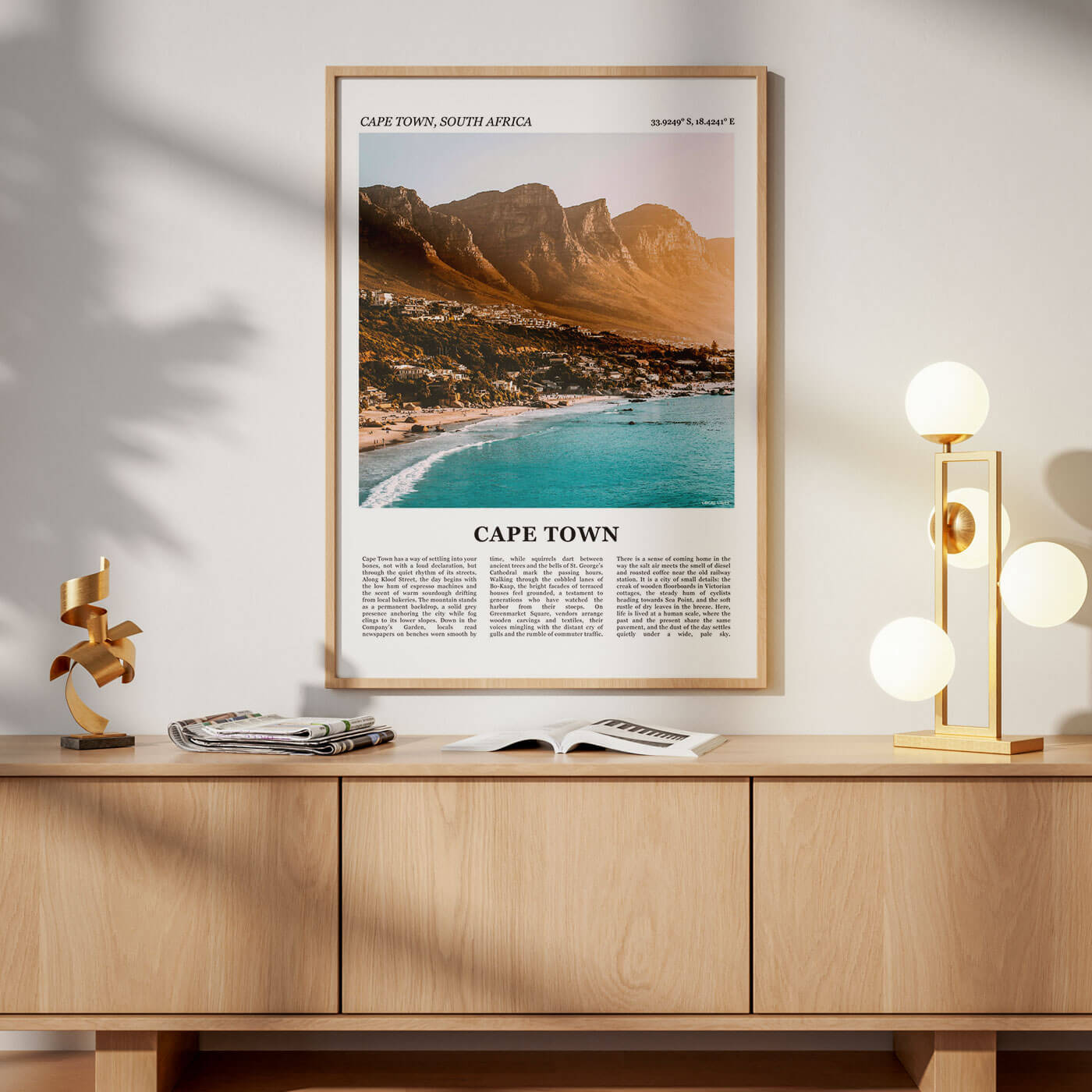 Kaapstad Fotoposter – Kleur